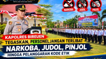 Kapolres Bireuen Ingatkan Anggota agar Mengutamakan Tanggung Jawab, Disiplin dan Integritas dalam Setiap Pelaksanaan Tugas